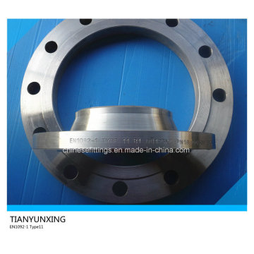 En1092-1 Tipo11 P245gh aço carbono solda pescoço Flange